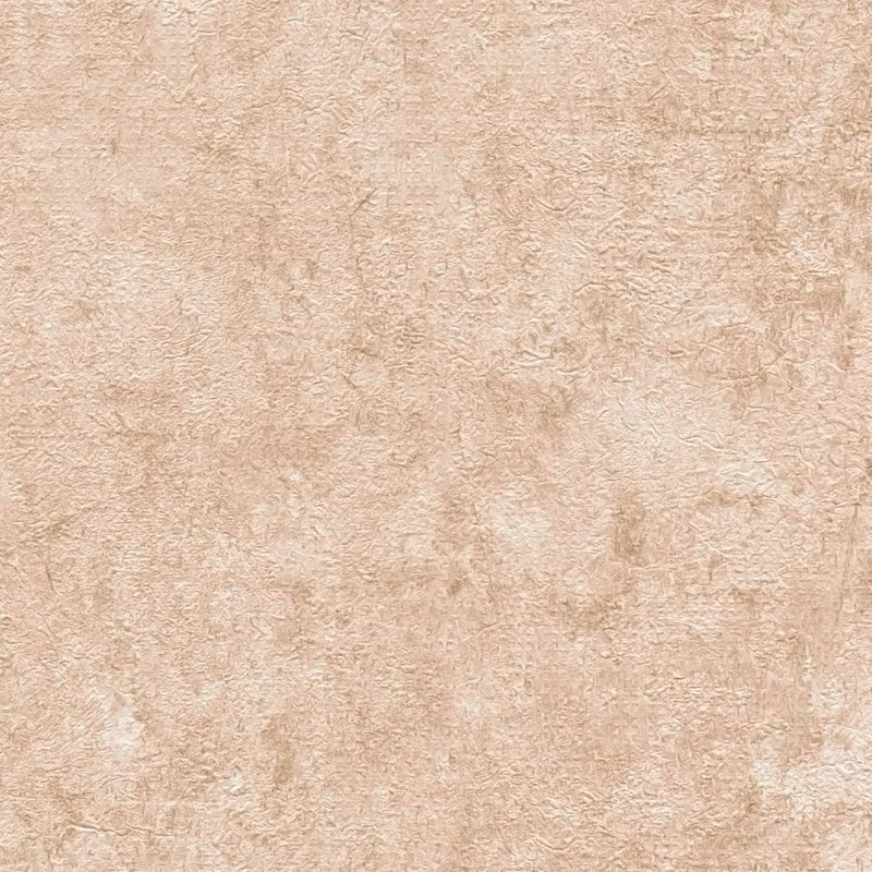 Non-woven wallpaper with plaster look in beige, 1376052 AS Creation