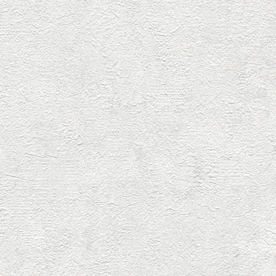 Non-woven wallpaper with stucco look in light grey, 1376053 AS Creation