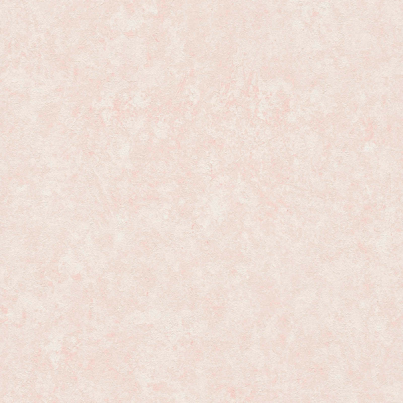 Non-woven wallpaper with stucco look in pink, 1376056 AS Creation