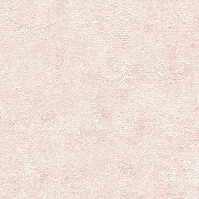Non-woven wallpaper with stucco look in pink, 1376056 AS Creation