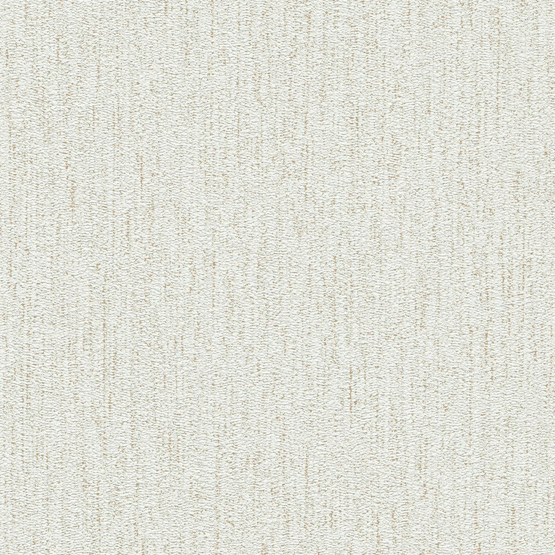Flizelīna tapetes ar auduma struktūru - baltā un zeltā krāsā, 390265 AS Creation