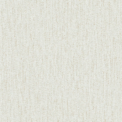 Non-Woven wallpapers with fabric structure - white and gold, 1372171 AS Creation