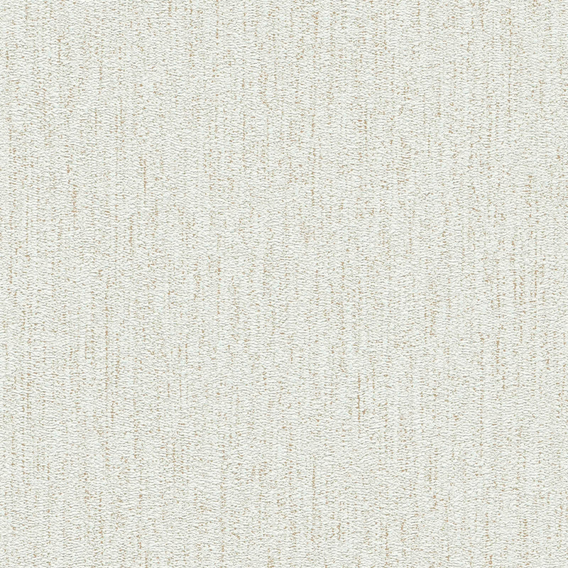 Non-Woven wallpapers with fabric structure - white and gold, 1372171 AS Creation