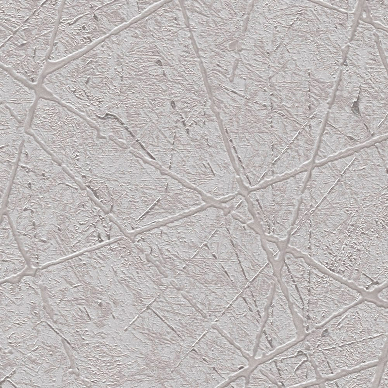 Flizelininiai tapetai su grafiniu linijų raštu pilkos spalvos, 1375134 AS Creation