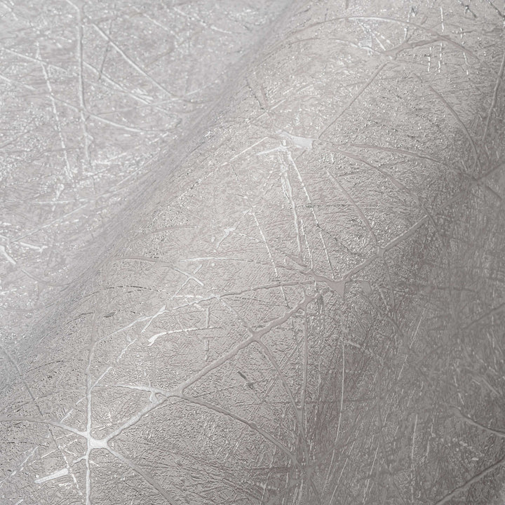 Flizelīna tapetes ar grafisko līniju rakstu pelēkā krāsā - 1375134 AS Creation