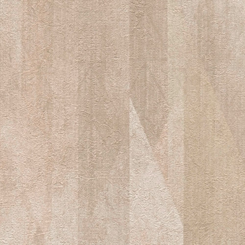 Non-woven wallpaper with graphic diamond design - beige, brown, 1373603 AS Creation