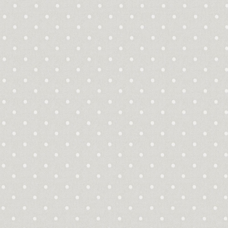 Non-Woven wallpapers with fine dots: grey, 1373056 AS Creation
