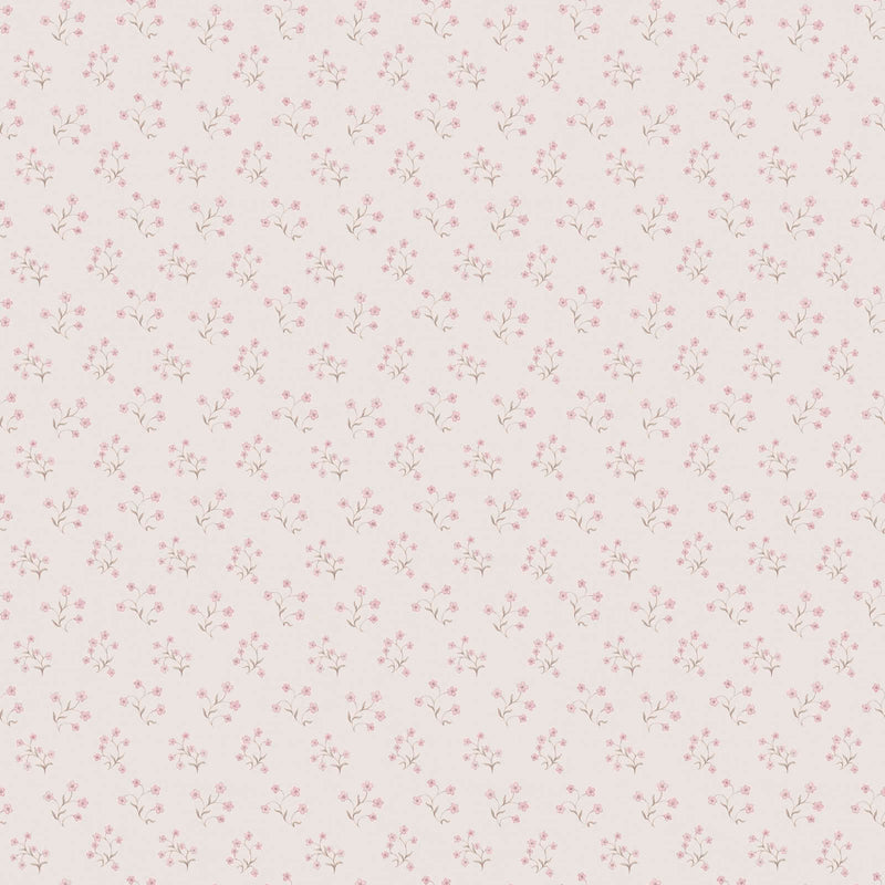 Non-Woven wallpapers with delicate floral pattern: pink - 1373127 AS Creation