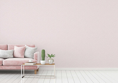 Non-Woven wallpapers with delicate floral pattern: pink - 1373127 AS Creation