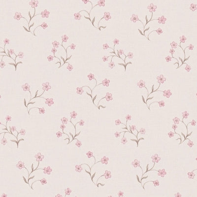 Flizelīna tapetes ar smalku ziedu rakstu: rozā krāsā - 1373127 AS Creation