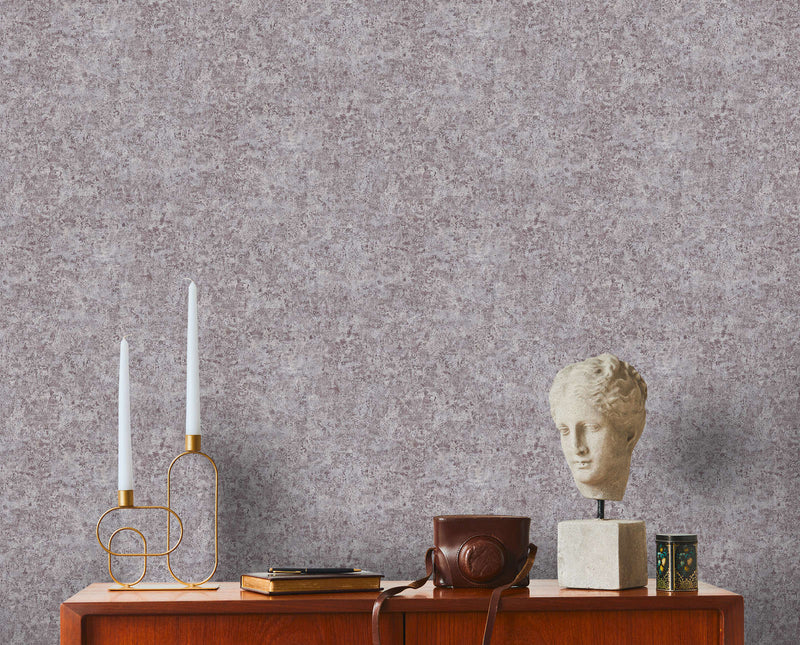 Non-woven wallpaper with shiny metallic effect in shades of grey, 1373677 AS Creation