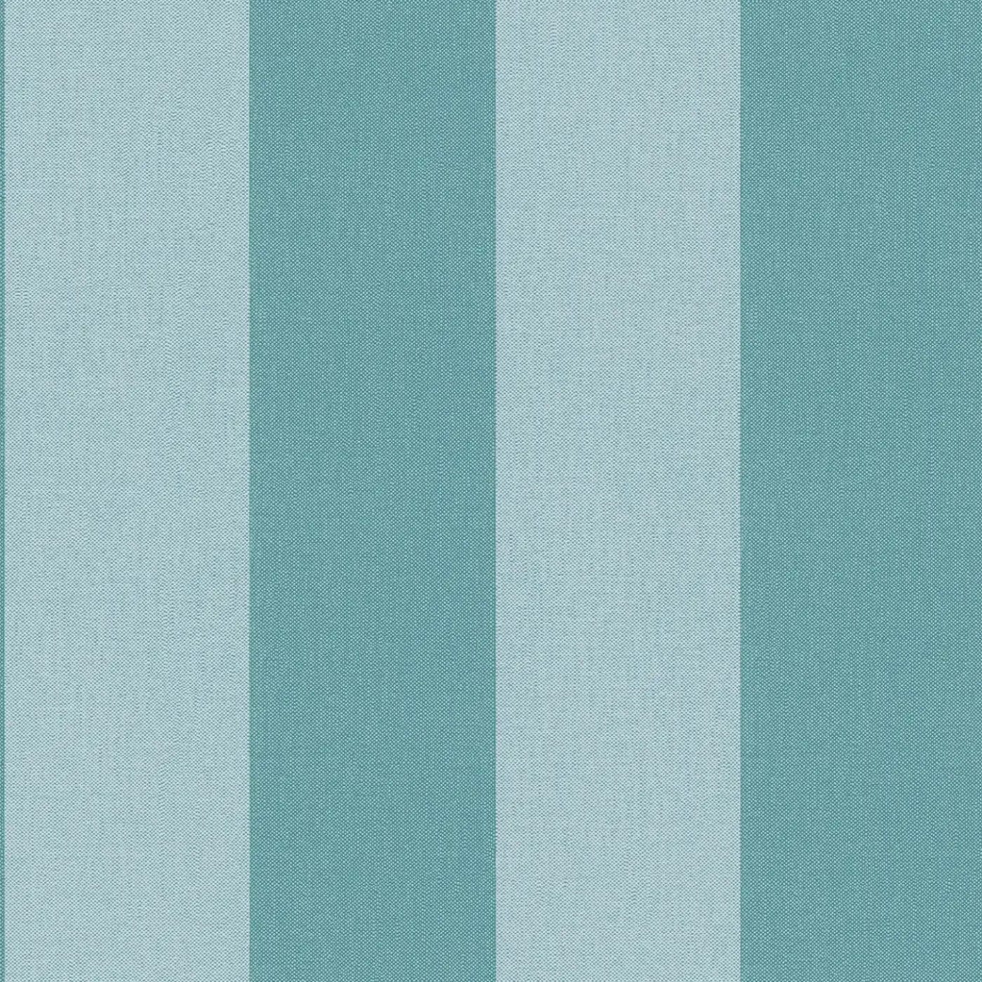 Flizelīna tapetes ar svītrām un tekstila faktūru tirkīzā krāsā – Atsvaidzinošs un mūsdienīgs dizains | 1411150 AS Creation