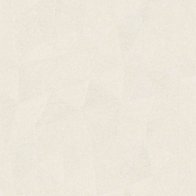 Флизелиновые  Обои с треугольным рисунком белого цвета, 1374174 AS Creation
