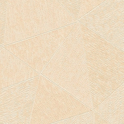 Flizelininiai Tapetai su trikampio formos raštu, smėlio spalvos, 1374175 AS Creation