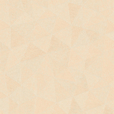 Flizelininiai Tapetai su trikampio formos raštu, smėlio spalvos, 1374175 AS Creation