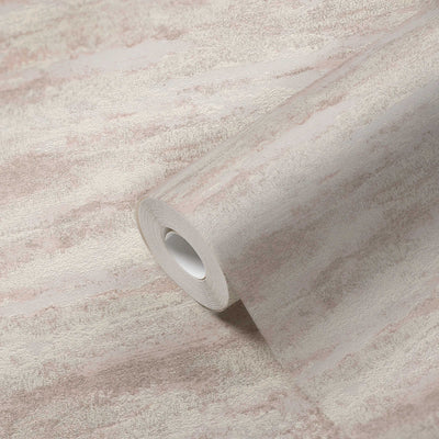 Non-Woven wallpapers with light wavy pattern and shimmer effect, beige, 1372413 AS Creation