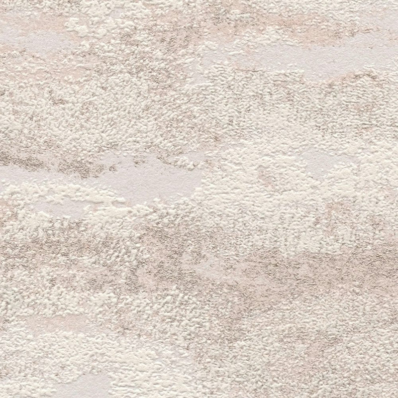 Flizelino tapetai su lengvu banguojančiu raštu ir blizgesio efektu, smėlio spalvos, 1372413 AS Creation