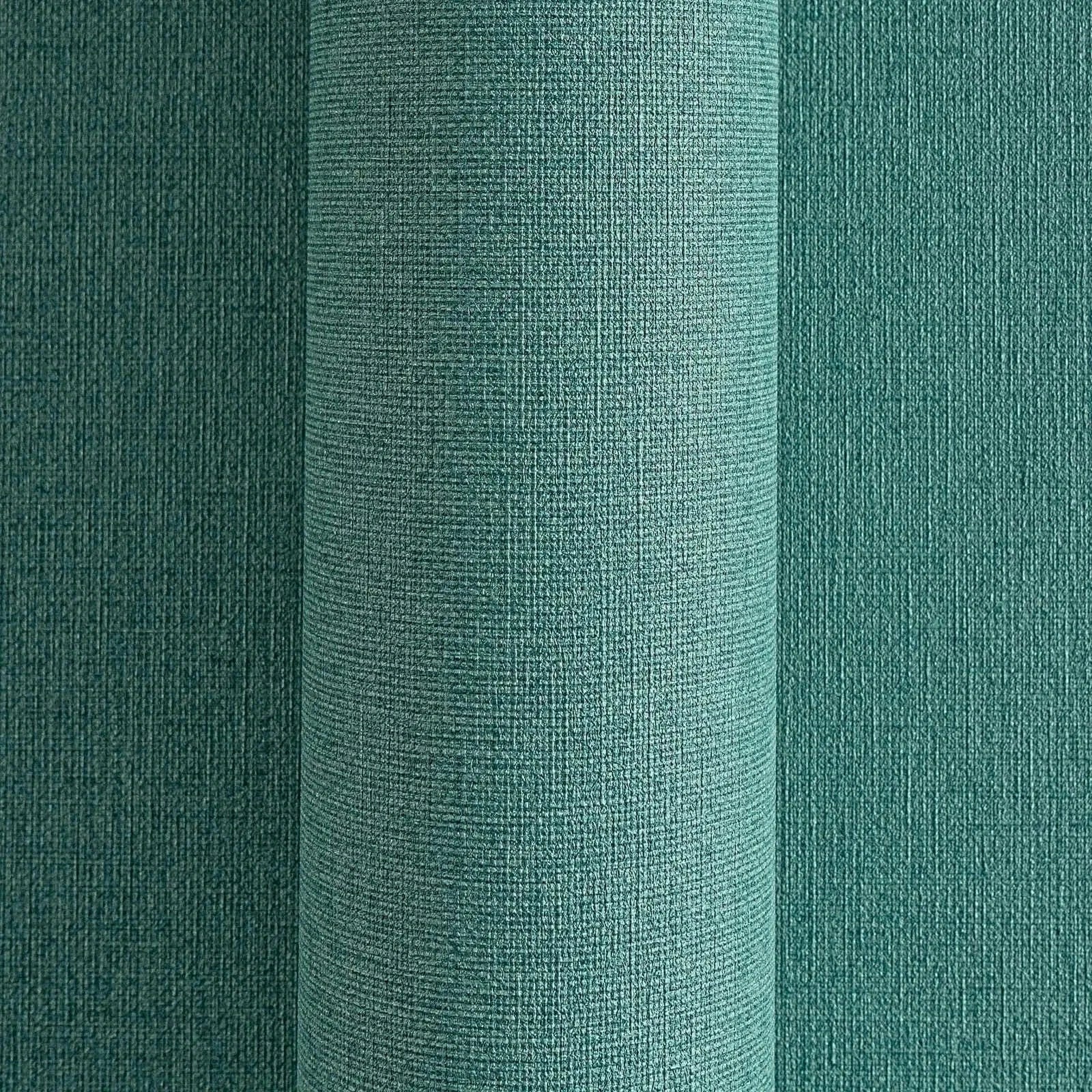 Flizelīna tapetes - auduma tekstūra tirkīzā/zilā krāsā, 1415015 AS Creation