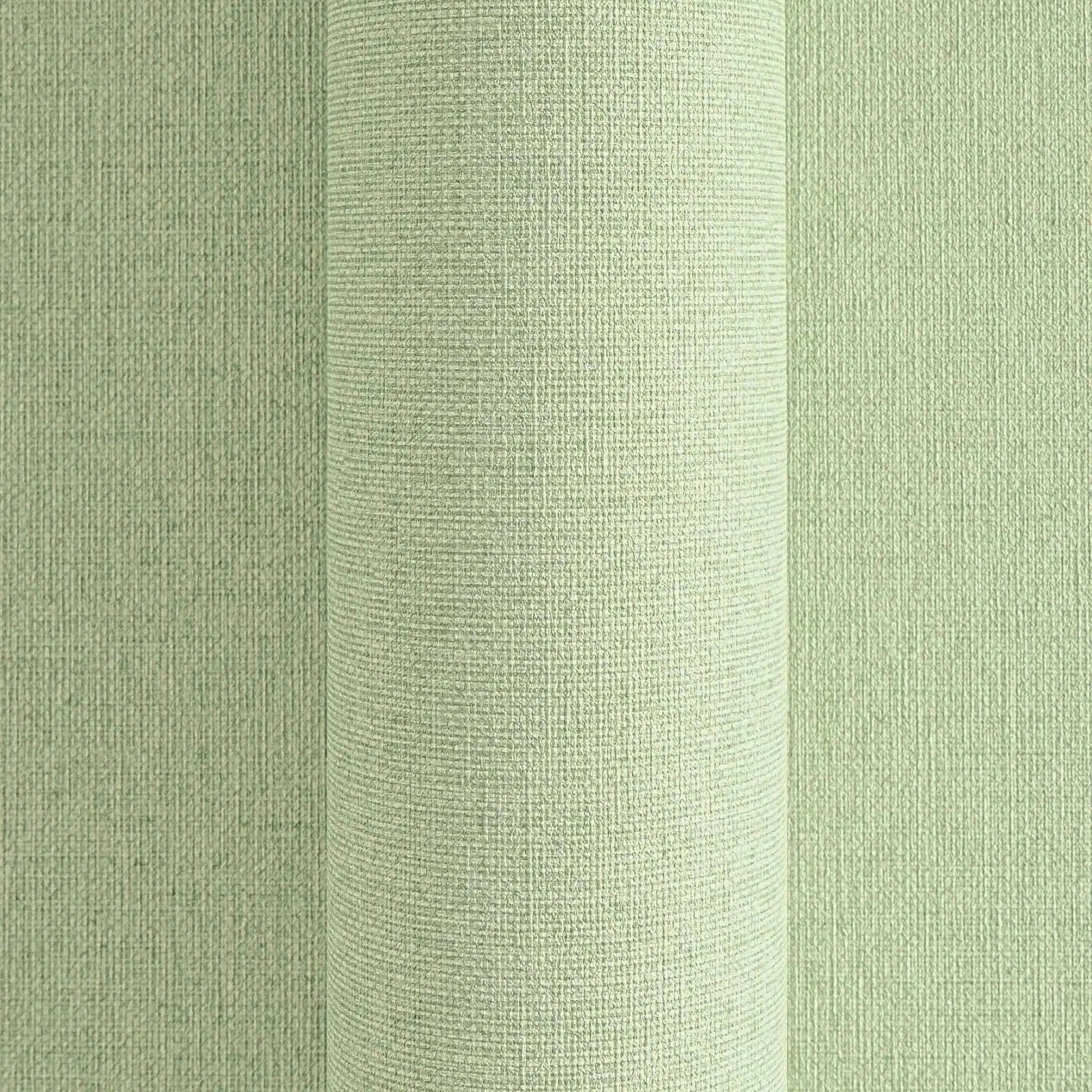 Flizelīna tapetes - auduma tekstūra zaļā krāsā, 1415016 AS Creation