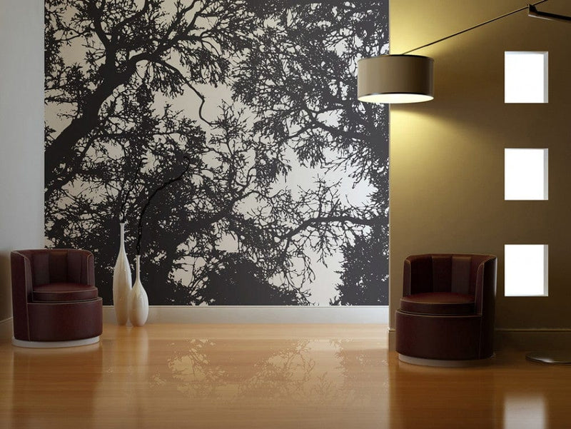 Wall Murals 59928 Black and white forest G-ART