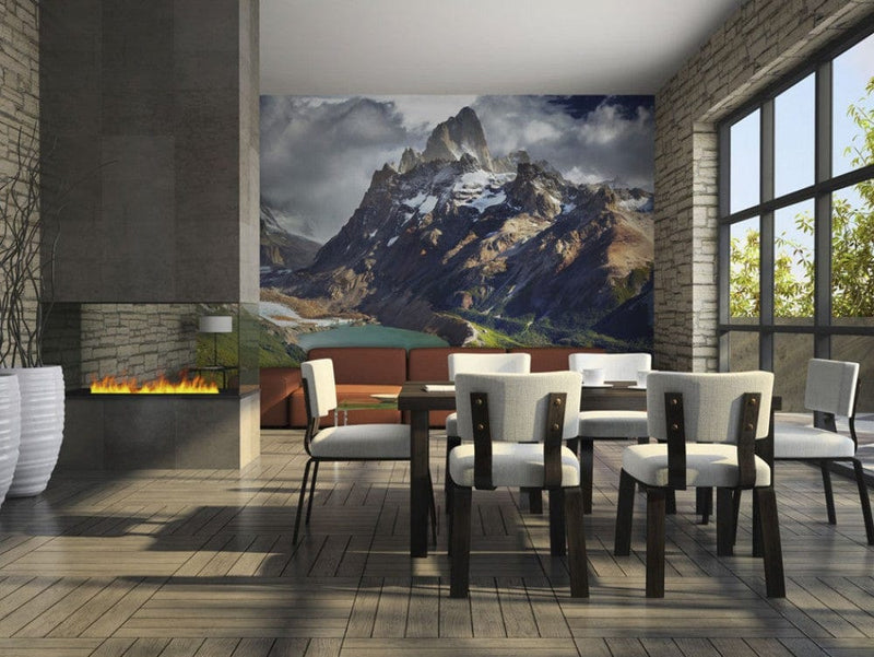 Wall Murals 59971 Mountain landscape with lake G-ART
