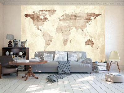 World maps - photo wallpapers, canvases and boards