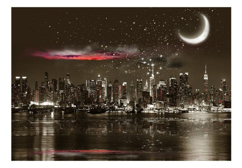 Fototapetes 62519 Zvaigžņota nakts virs Ņujorkas G-ART