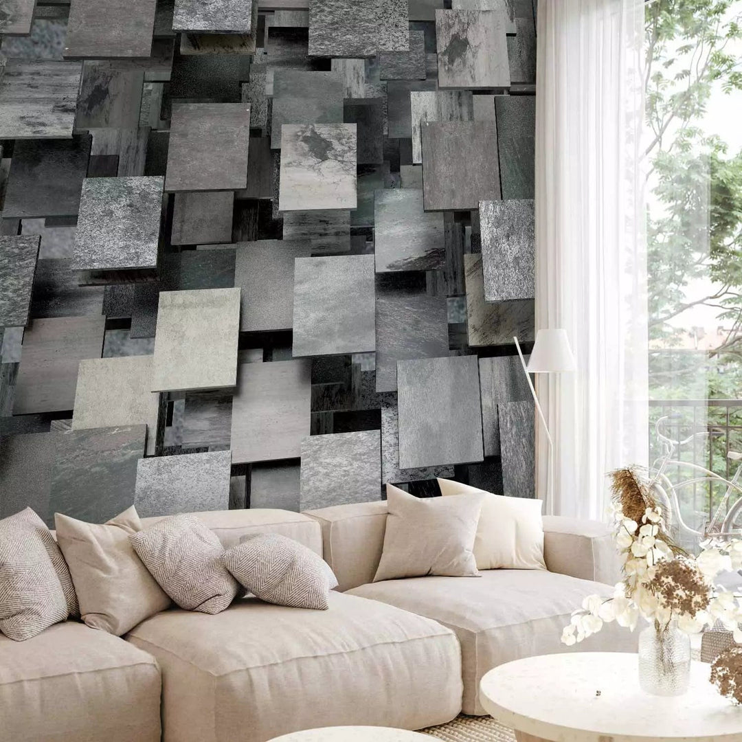 Fototapetes - 3D ģeometriskā ilūzija un telpa, 63905 - pasūtīt G-ART