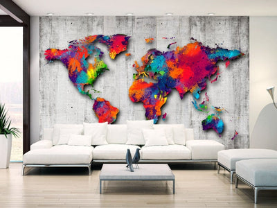 World maps - photo wallpapers, canvases and boards