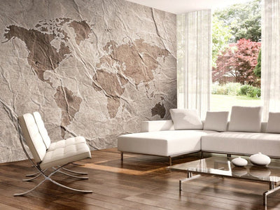 World maps - photo wallpapers, canvases and boards