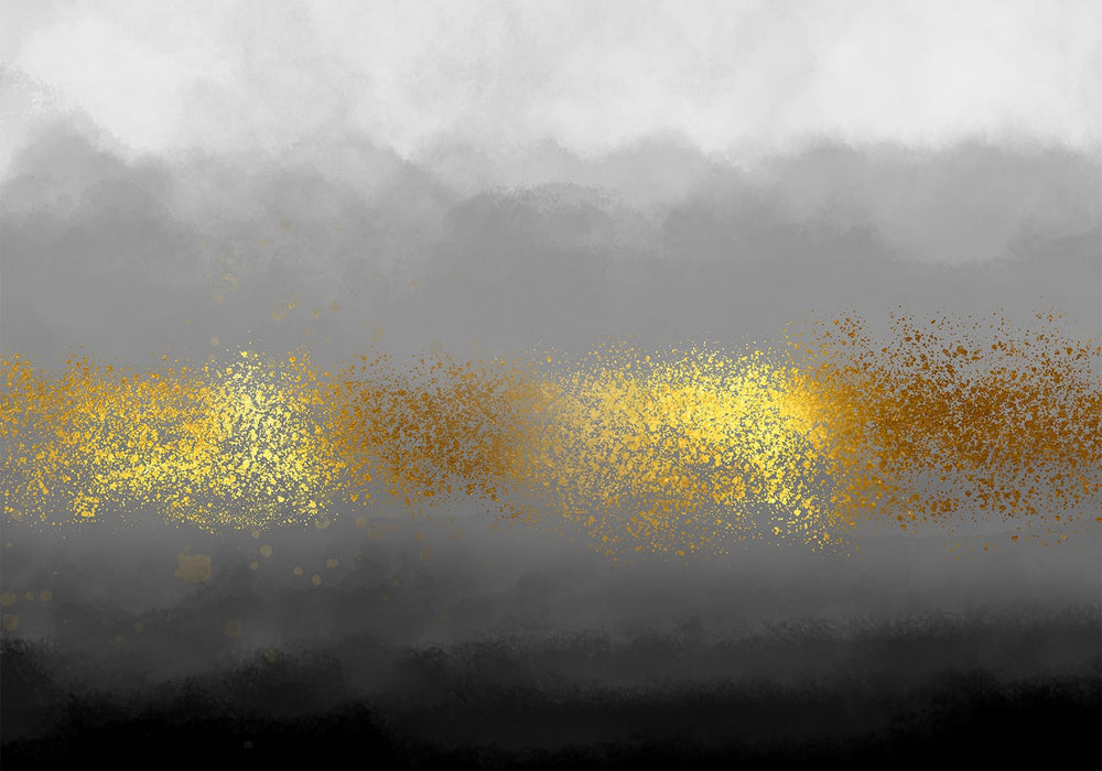 Фотообои - Абстракция в серых и золотых тонах | Tapetenshop.lv Tapetenshop.lv