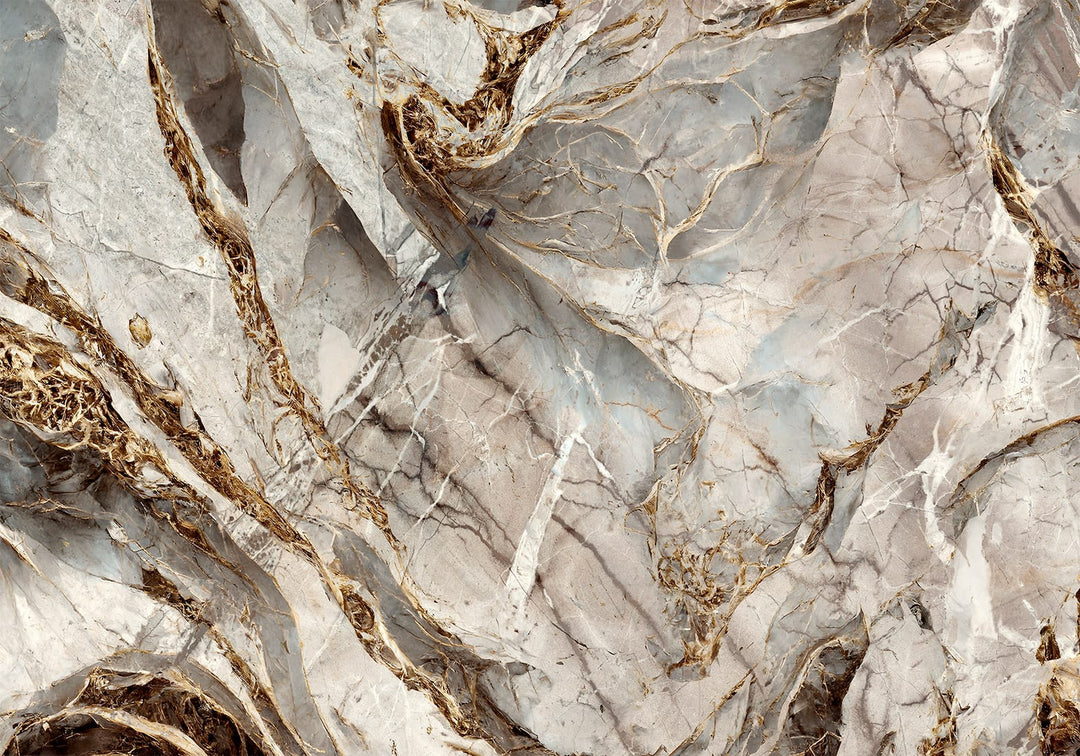 valokuvatapetti – Kullattu marmori – Eksklusiivinen kivikuvio Tapetenshop.lv