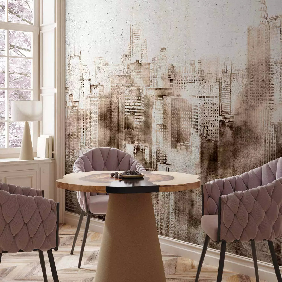 Fototapetes - Abstrakts motīvs ar lielpilsētas arhitektūru - 137240 G-ART