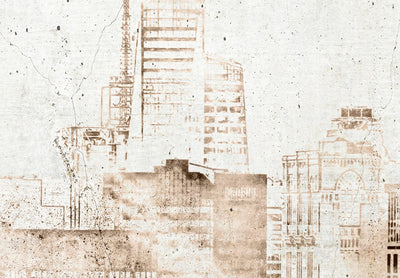 Fototapetes - Abstrakts motīvs ar lielpilsētas arhitektūru, 137240 G-ART