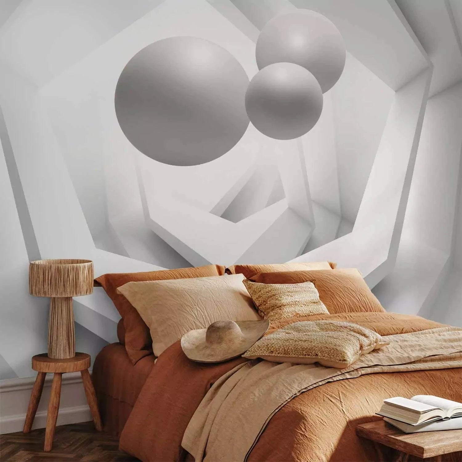 Fototapetes ar 3D optisku ilūziju - Futūristiska abstrakcija, 92684 Tapetenshop.lv