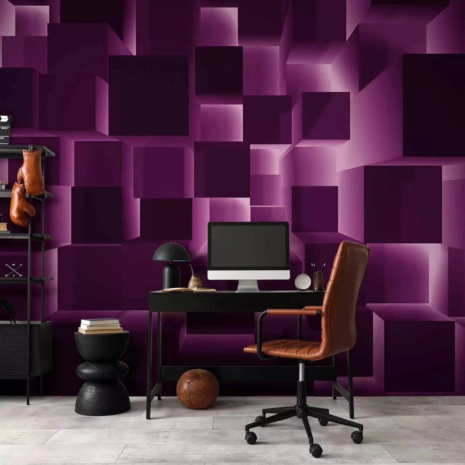 Fototapetes ar 3D optisku ilūziju - Violeta uzvara, 91372 Tapetenshop.lv