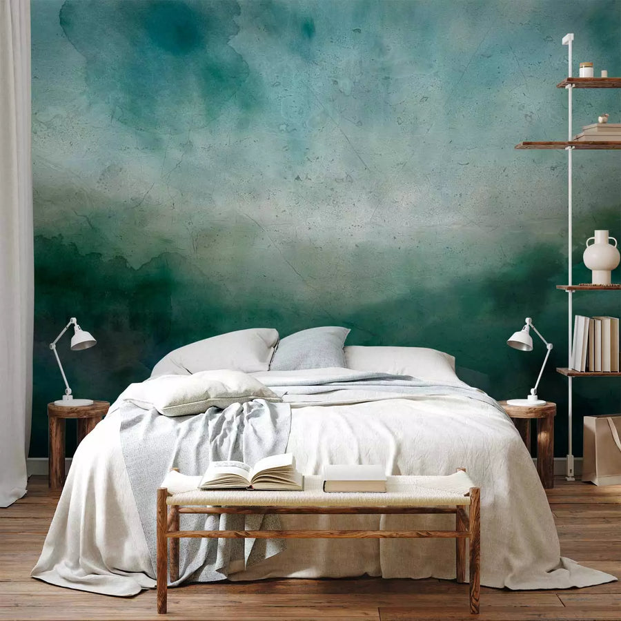 Fototapetes ar abstrakciju - Malahīta ainava - 135669 G-ART