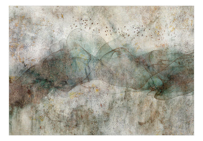 Фотообои с абстракцией и птицами - Птичья тропа, 142702 G-ART