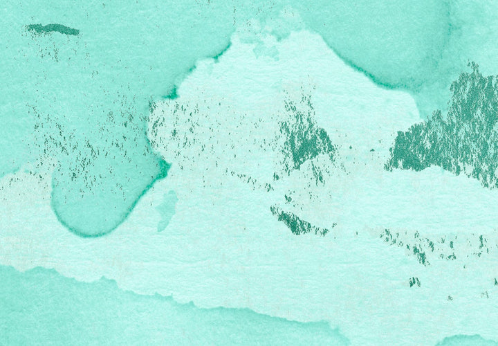 Fototapetes ar abstrakta fonu - Abstraktā migla tirkīzā krāsā - 143185 G-ART