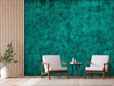 Wall Murals with abstract background in turquoise - 143170 G-ART