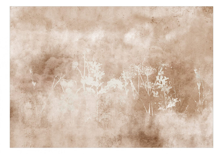 Fototapetes ar abstrakta rakstu brūnā krāsā, Vasaras pastaiga, 143755 G-ART