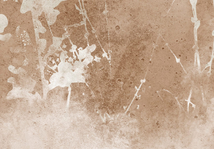 Fototapetes ar abstrakta rakstu brūnā krāsā, Vasaras pastaiga, 143755 G-ART