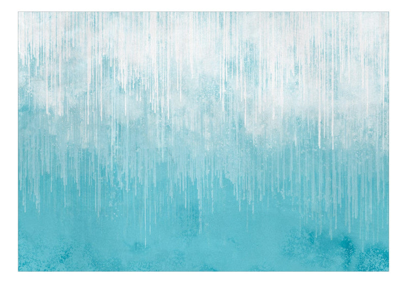 Valokuvatapetti abstraktilla kuviolla sinisissä sävyissä - Rain, 142633 G-ART