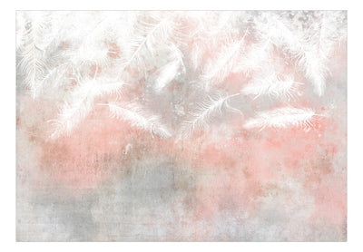 Фотообои с белыми перьями - Небесные игры, 142710 G-ART