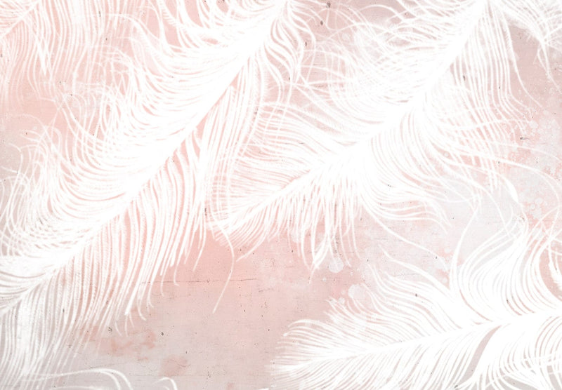 Фотообои с белыми перьями - Небесные игры, 142710 G-ART
