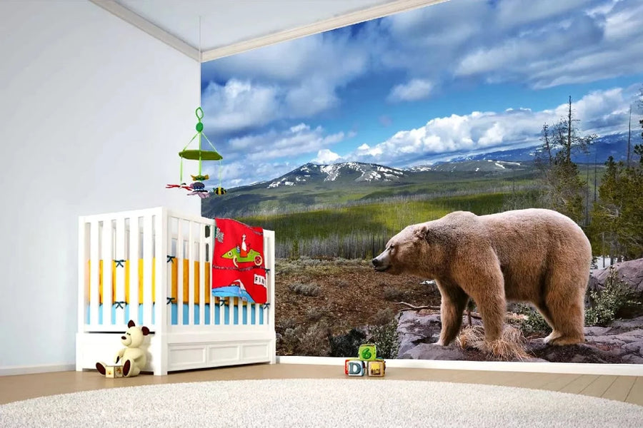 Fototapetes ar dabu - Ainava ar lāci, zilā krāsā D-ART