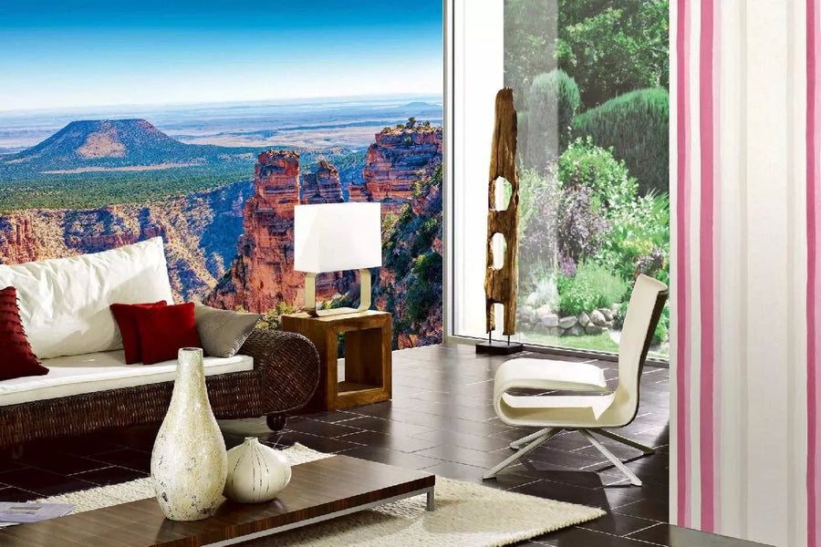 Fototapetes ar dabu - Cedar Mountain Arizonā, zila D-ART