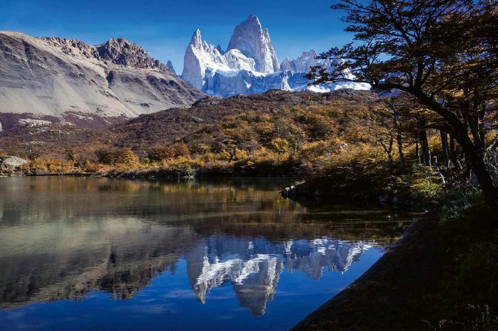 Fototapetes ar dabu - Ezers Patagonijā, zilā krāsā D-ART
