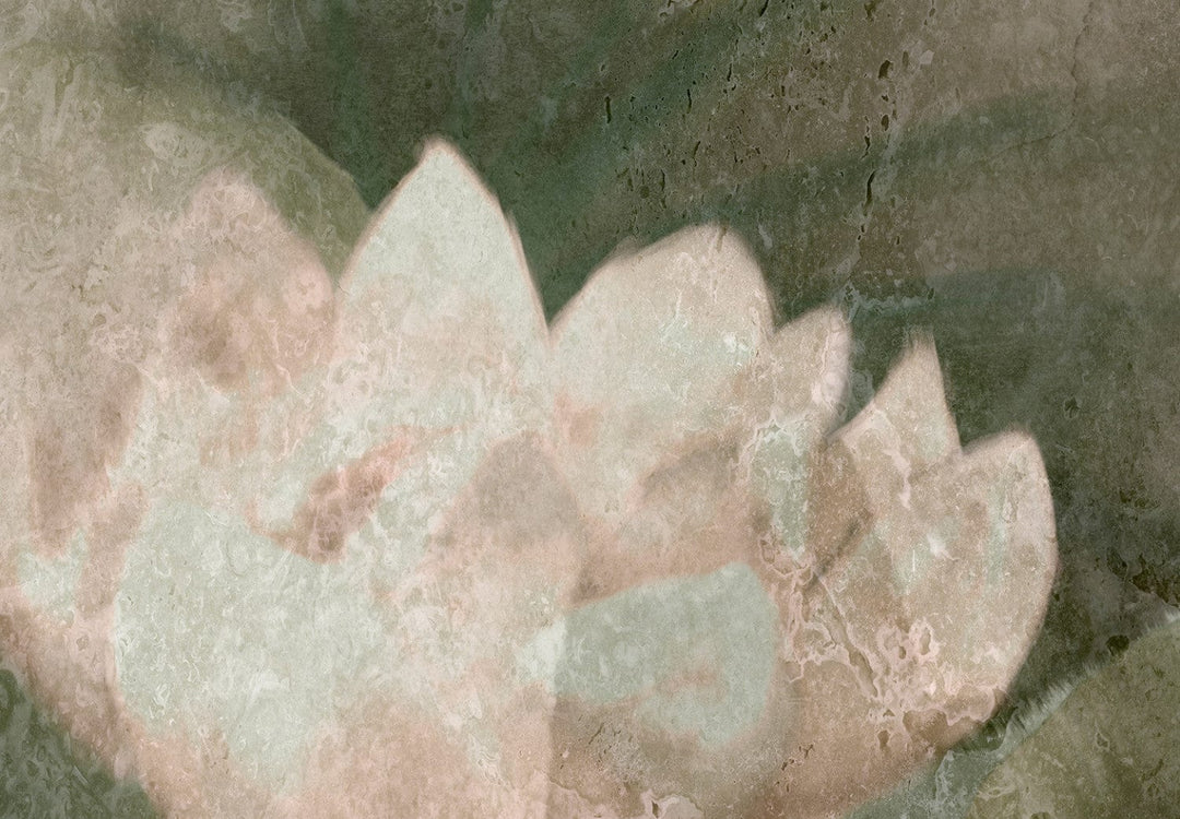 Fototapetes ar freskas imitāciju uz ziedu rakstu - 135746 G-ART