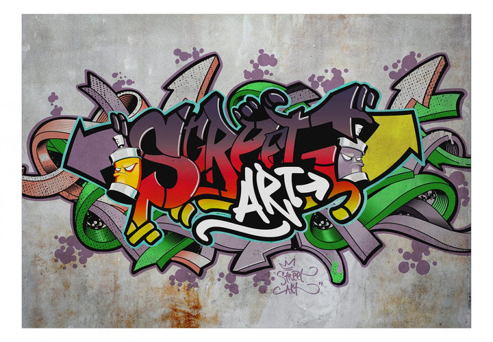 Fototapetes ar graffiti - Street art (Regeja krāsas) - 123963 G-ART